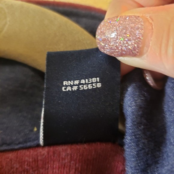 Chaps Men's Pullover Long Sleeve 1/4 Zip Sweater Burgundy Size XL - Picture 3 of 5